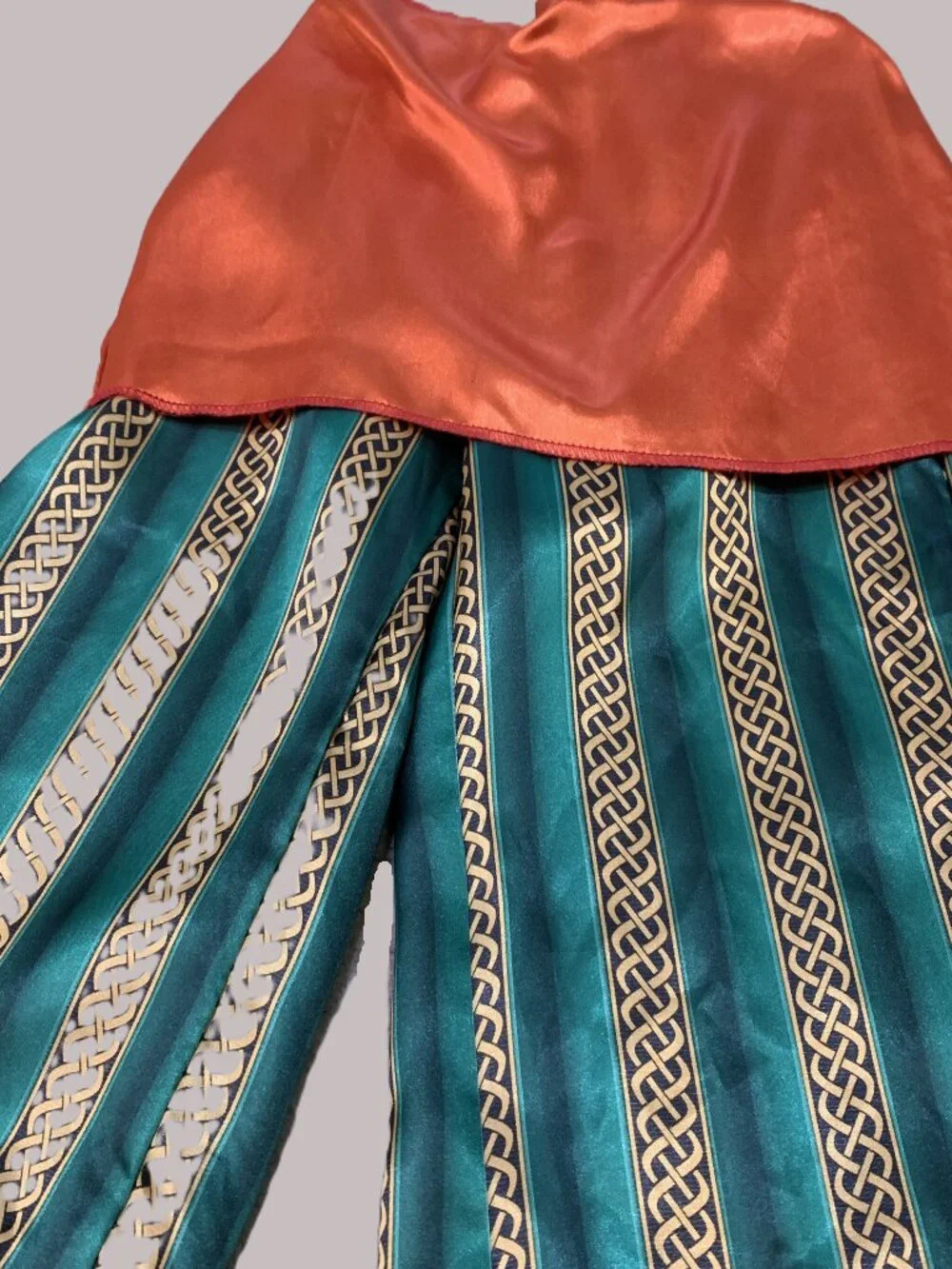 3 Piece Kids Halloween Dress Up Pants Shiny Colorful Size 4/6